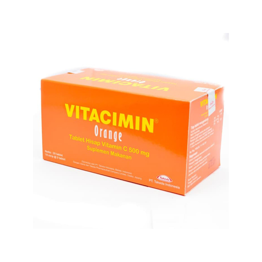 VITACIMIN RASA ORANGE 500 MG 20 TABLET VITACIMIN RASA ORANGE 500 MG 20 TABLET