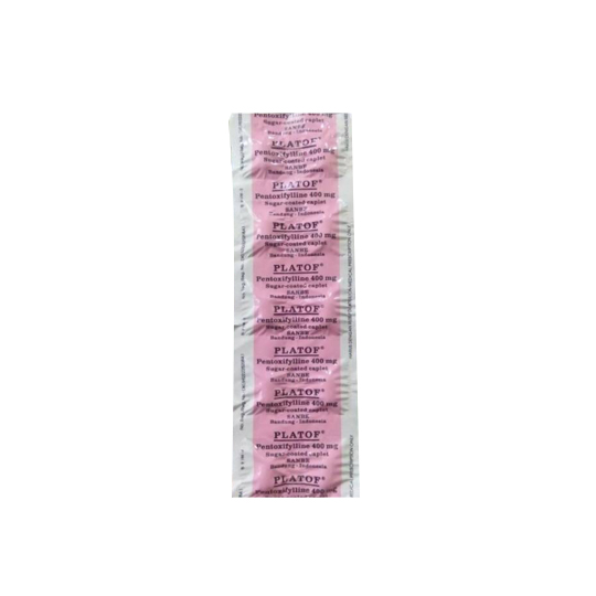 PLATOF 400 MG 10 KAPLET PLATOF 400 MG 10 KAPLET