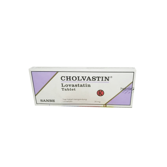 CHOLVASTIN 20 MG 10 TABLET CHOLVASTIN 20 MG 10 TABLET