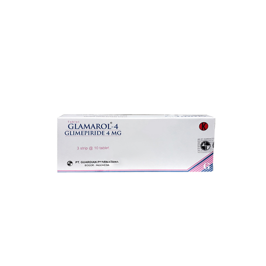 GLAMAROL 4 MG 10 TABLET GLAMAROL 4 MG 10 TABLET
