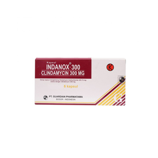 Indanox 300 mg 6 Kapsul Indanox 300 mg 6 Kapsul