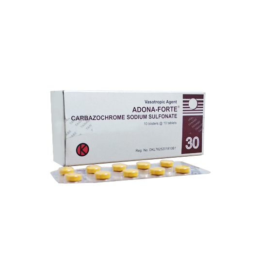 ADONA (AC-17) FORTE TABLET 30 MG 10 TABLET ADONA (AC-17) FORTE TABLET 30 MG 10 TABLET