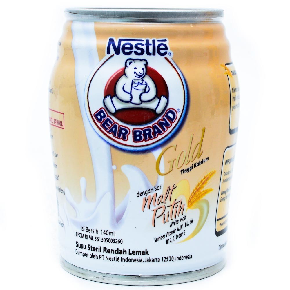 BEAR BRAND GOLD WHITE MALT 140 ML BEAR BRAND GOLD WHITE MALT 140 ML