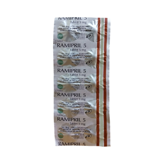 RAMIPRIL 5 MG 10 KAPLET RAMIPRIL 5 MG 10 KAPLET