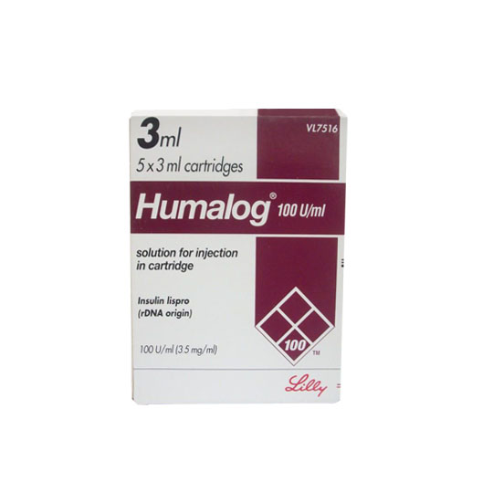 HUMALOG CARTRIDGE 5 PIECES HUMALOG CARTRIDGE 5 PIECES