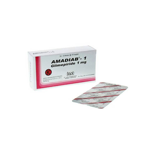 AMADIAB 1 MG 10 KAPLET AMADIAB 1 MG 10 KAPLET