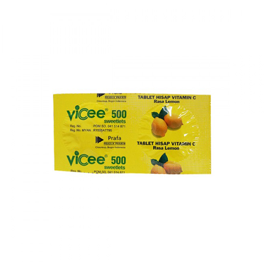 VICEE 500 RASA LEMON 2 TABLET VICEE 500 RASA LEMON 2 TABLET