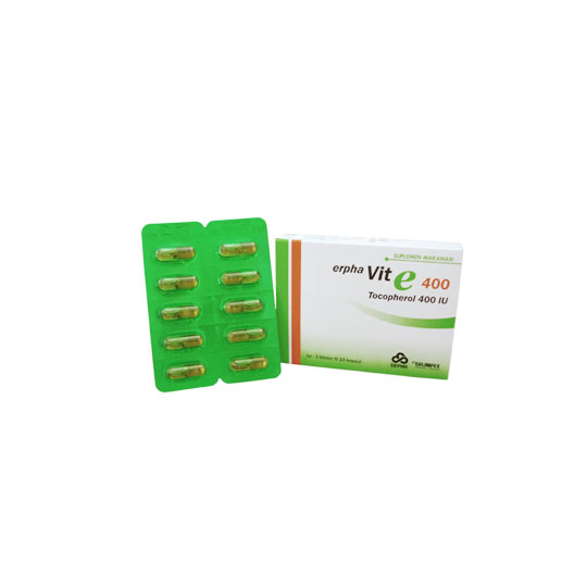 ERPHA VIT E 200 IU KAPSUL ERPHA VIT E 200 IU KAPSUL