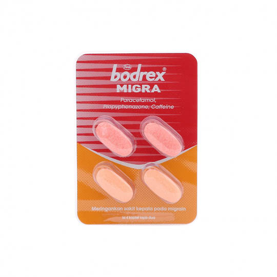 Bodrex Migra 4 Kaplet Bodrex Migra 4 Kaplet