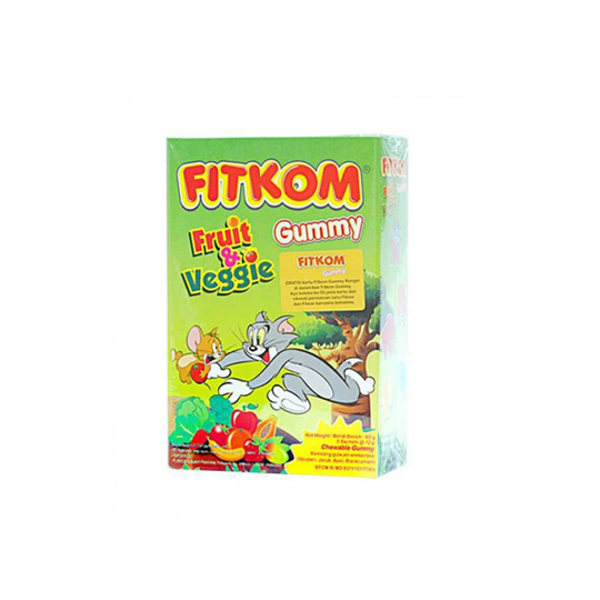FITKOM GUMMY FRUIT AND VEGGIE CHEWABLE TABLET FITKOM GUMMY FRUIT AND VEGGIE CHEWABLE TABLET