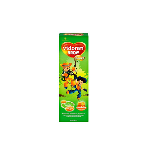 VIDORAN EMULSION RASA JERUK 200 ML VIDORAN EMULSION RASA JERUK 200 ML