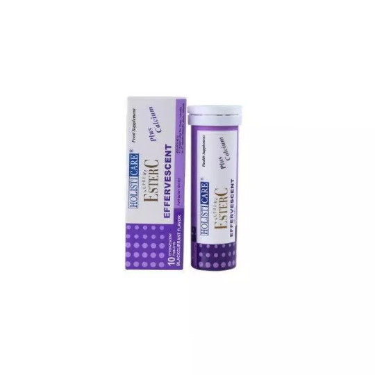 HOLISTICARE ESTER C RASA BLACKCURRANT 10 TABLET HOLISTICARE ESTER C RASA BLACKCURRANT 10 TABLET