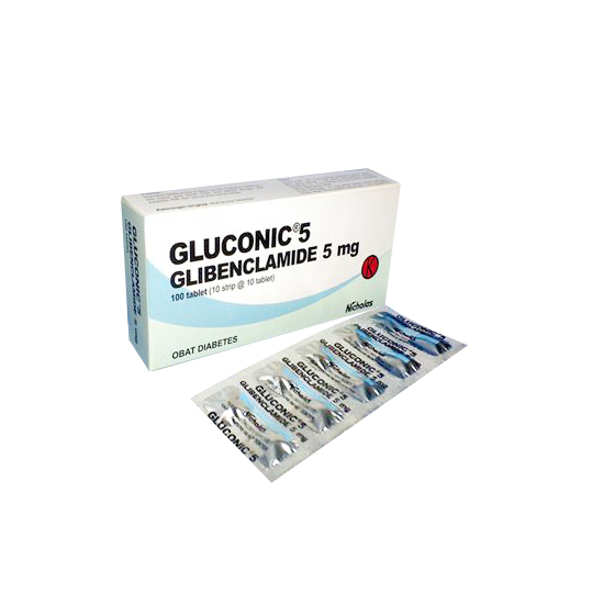 GLUCONIC 5 MG 10 TABLET GLUCONIC 5 MG 10 TABLET