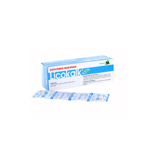 LICOKALK PLUS PAPERMINT 300 MG 10 KAPLET LICOKALK PLUS PAPERMINT 300 MG 10 KAPLET