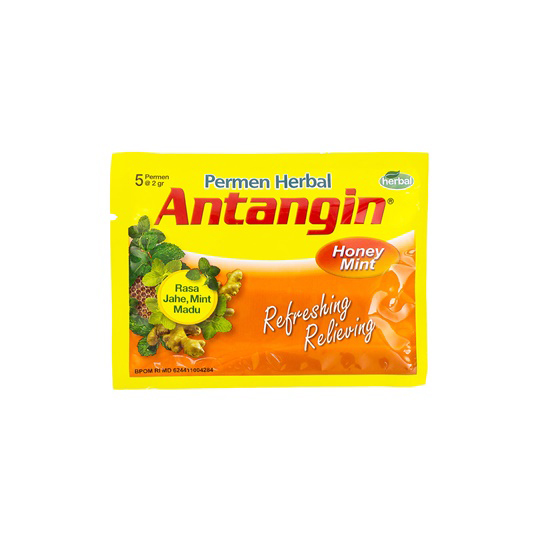 ANTANGIN PERMEN HERBAL HONEY MINT 5 TABLET ANTANGIN PERMEN HERBAL HONEY MINT 5 TABLET