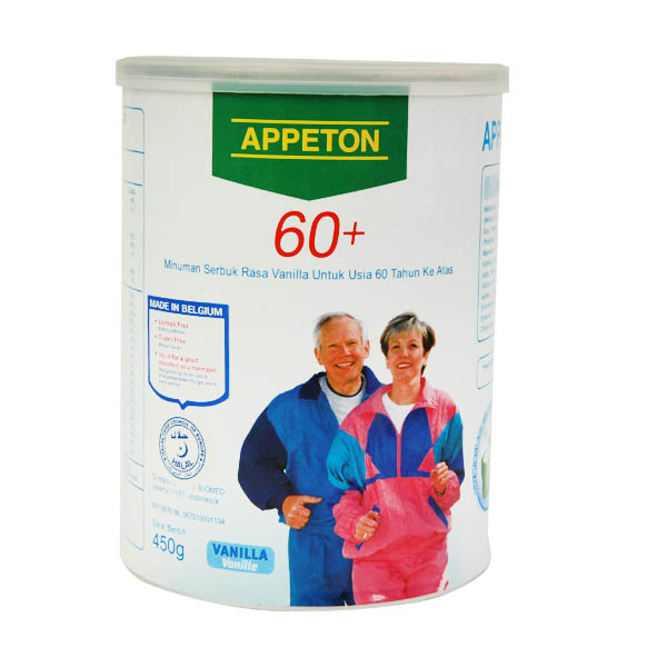 APPETON 60 PLUS RASA VANILLA 450 G APPETON 60 PLUS RASA VANILLA 450 G