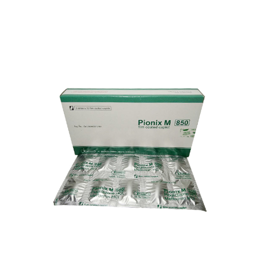 PIONIX-M 15 MG/850 MG 10 TABLET PIONIX-M 15 MG/850 MG 10 TABLET