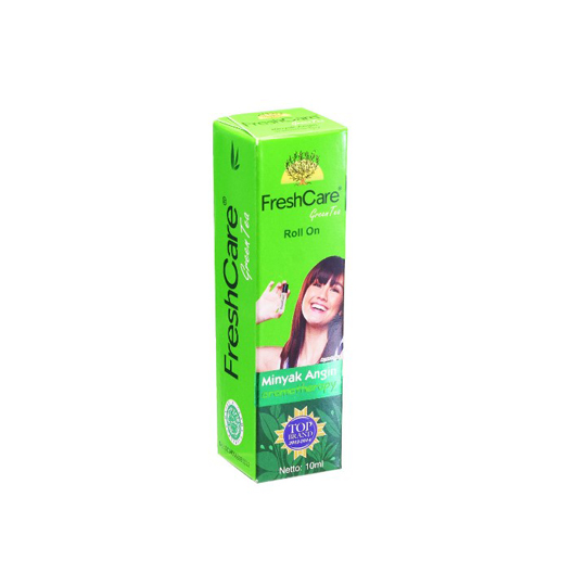 FRESHCARE ROLL ON MINYAK ANGIN GREEN TEA 10 ML FRESHCARE ROLL ON MINYAK ANGIN GREEN TEA 10 ML